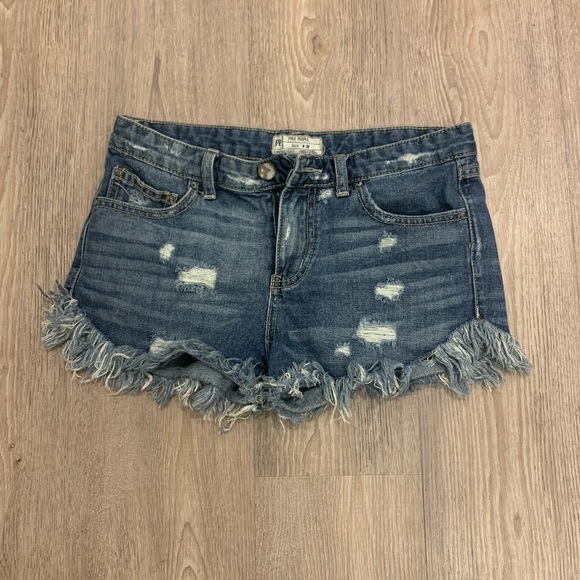 Free People | Fringe Short Shorts - Picture 2 of 4